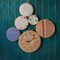 3 Pieces Beech Wood Embroidery Hoops Set by 7 Inch to 9 Inch Circle Hoop Ring Cross Stitch Cotton for DIY Embroidery Floss Starter of Sewing Art Kits Crafts (BeechHoop 7-9)